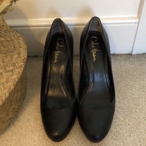 Cole haan black pumps with Nike air insole 6.5 - Picture 2 of 7
